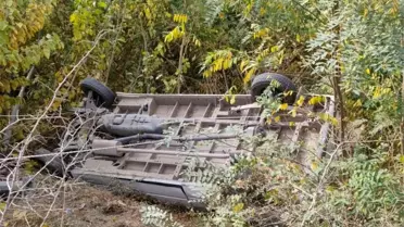 Malatya'da Minibüs Devrildi: 3 Yaralı