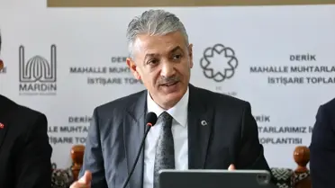 Akkoyun, Derik'te Muhtarlarla Toplandı