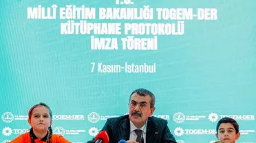 MEB ve TOGEMDER Arasında Kütüphane Protokolü İmzalandı