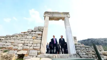 Vali Akbıyık'tan Kaunos Ziyareti