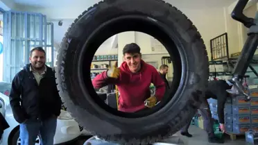 Muş'ta Kış Lastiği Yoğunluğu Başladı