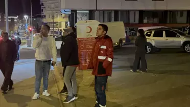 Nevşehir'de Bina Çatısında Yangın