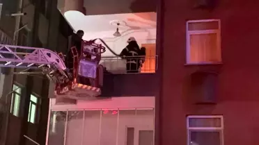 Ünye'de Yangında Mahsur Kalan Kız Çocuğu Kurtarıldı