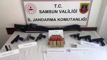 Samsun'da Silah ve Uyuşturucu Operasyonu