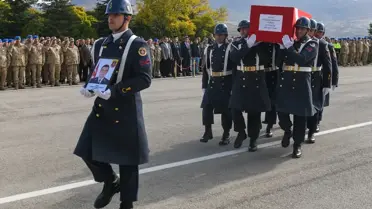 Jandarma Uzman Çavuş Yılmaz için tören