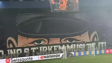 UEFA Avrupa Ligi'nde skandal koreografi: Türklerle savaş olmalı