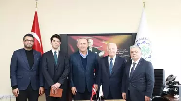 Çavuşoğlu Akseki'de Esnaf ve Öğrenci Ziyareti Yaptı