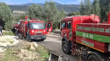 Aydın'da Aileye Ait 3 Ev Yanarak Hasar Gördü