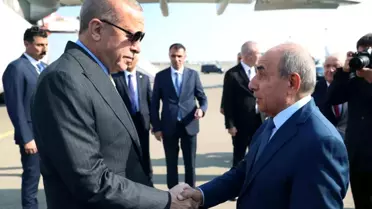 Erdoğan Bakü'de Zafer Günü Kutlamalarında