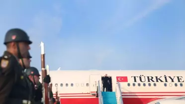 Cumhurbaşkanı Erdoğan, Azerbaycan'ın başkenti Bakü'ye gitti