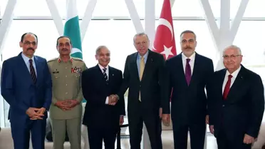 Cumhurbaşkanı Erdoğan, Pakistan Başbakanı Şerif ile bir araya geldi