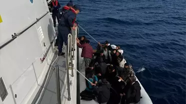 Seferihisar'da Düzensiz Göçmen Kurtarıldı