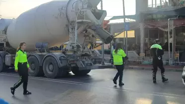 Ödemiş'te Beton Mikseri Kazasında Babaanne Hayatını Kaybetti