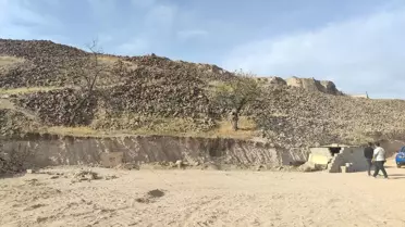 Nevşehir'de kaçak kazı yapan iki şüpheli yakalandı