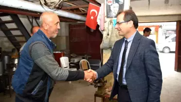 Kaymakam Güldoğan, Sanayi Esnafını Ziyaret Etti