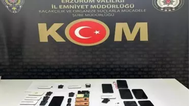 Erzurum'da Sürücü Kursu Sınavında Kopya Operasyonu