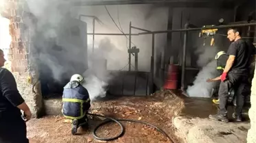 Sinop'ta Sanayi Sitesinde Yangın Paniği