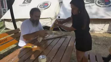 Mersin'de Fin Balinası İskeleti Birleştiriliyor