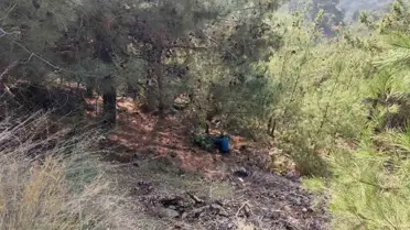 Hatay'da Motosiklet Uçurumdan Yuvarlandı