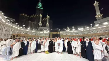 Gaziantep'te 41 Yıllık Çiftler Umre Ziyaretini Tamamladı