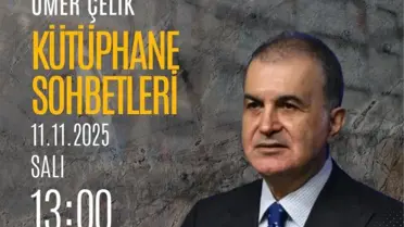AK Parti'de ''Kütüphane Sohbetleri'' Ömer Çelik'le başlıyor