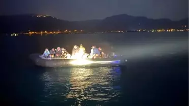 Çanakkale'de 34 Kaçak Göçmen Kurtarıldı