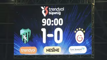 Kocaelispor, Galatasaray'ı 1-0 Yendi