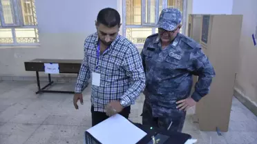 Kerkük'te Güvenlik Güçleri Oy Kullandı