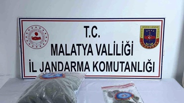 Arapgir'de 3 kilo esrar ele geçirildi