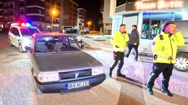 Aksaray'da Drift Yapan Sürücü Kaçtı