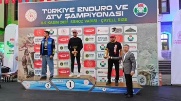 Rize'de Enduro ve ATV Şampiyonası Heyecanı