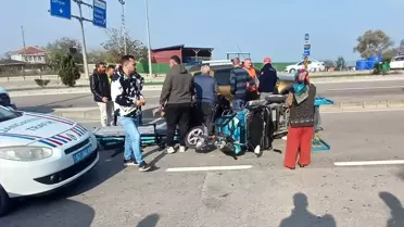 Sinop'ta Elektrikli Motosiklet Kazası