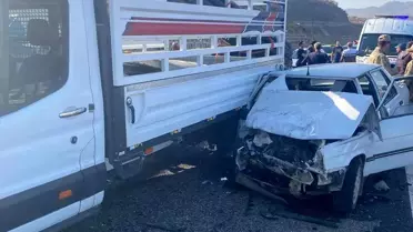 Bingöl'de Trafik Kazası: 1 Ölü, 3 Yaralı