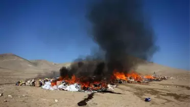 Afganistan'da 220 Ton Uyuşturucu İmha Edildi