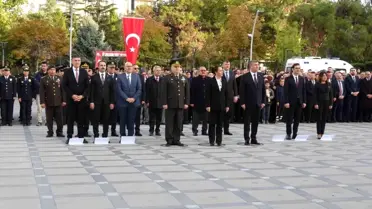 Burdur'da Atatürk Anma Töreni Gerçekleşti