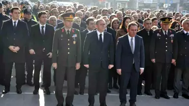 Kars'ta Atatürk'ün Ebediyete İntikalinin 87. Yıldönümü Anma Töreni