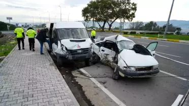 Balıkesir'de trafik kazası: 1 ölü, 4 yaralı