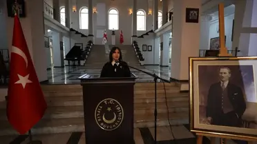 Büyük Önder Atatürk, ebediyete intikalinin 87. yılında Gürcistan'da anıldı