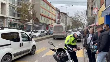 Edirne'de Motosiklet Kazası: Sürücü Yaralı