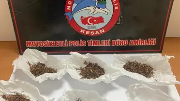 Keşan'da Uyuşturucu Operasyonu