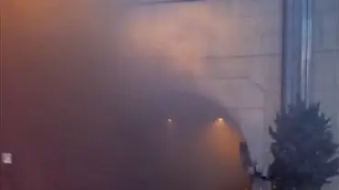 Konak Tüneli'nde Otomobil Yangını