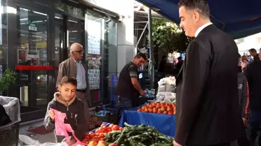 Koçarlı Belediye Başkanı Arıcı, Pazar Ziyaretinde Esnafla Bir Araya Geldi