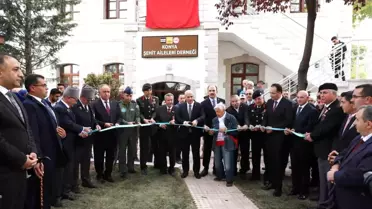 Konya Büyükşehir tarafından yenilenen Şehit Aileleri Derneği binasının açılışı dualarla yapıldı