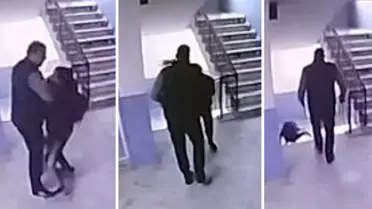 Bu nasıl öğretmen? Okul müdürü, otizmli öğrenciyi merdivenlerden aşağı fırlattı