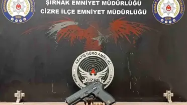 Cizre'de Silahlı Tehdit: Zanlı 20 Dakikada Yakalandı