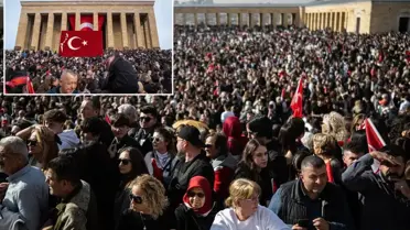 10 Kasım'da tarihi rekor! Anıtkabir'i 1 milyon 219 bin kişi ziyaret etti