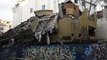 Çankaya'da Yıkım Sırasında Bina Çöktü