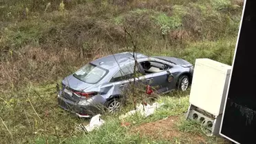 Beşiktaş'ta Yağmur Kazası: Sürücü Hastaneye Kaldırıldı