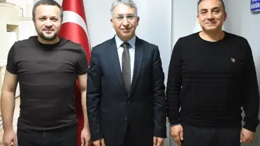 Canik Kaymakamı'ndan AA Müdürü'ne Ziyaret