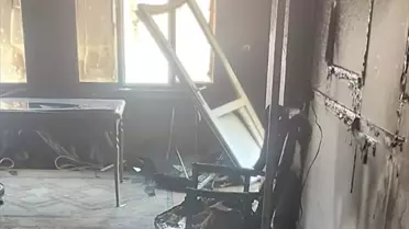 Midyat'ta Evde Yangın Çıktı